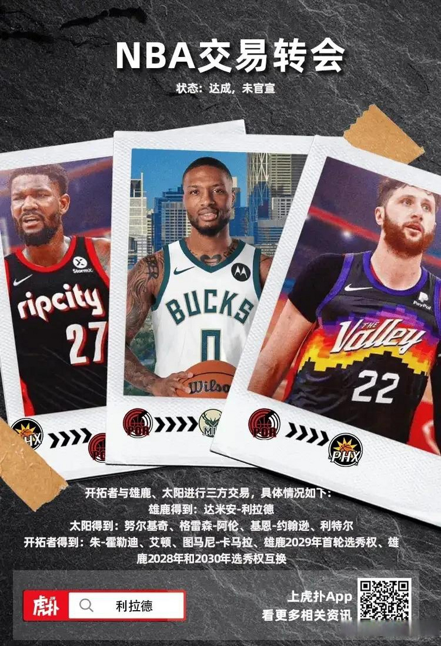 包含雄鹿全队发挥稳定，以团队之力战胜开拓者的词条